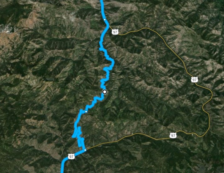 Old Blewett Pass Hwy Sat photo