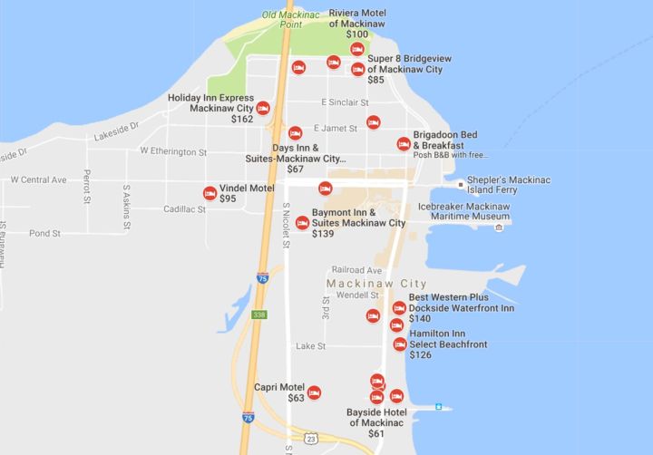 Motels near Mackinaw City