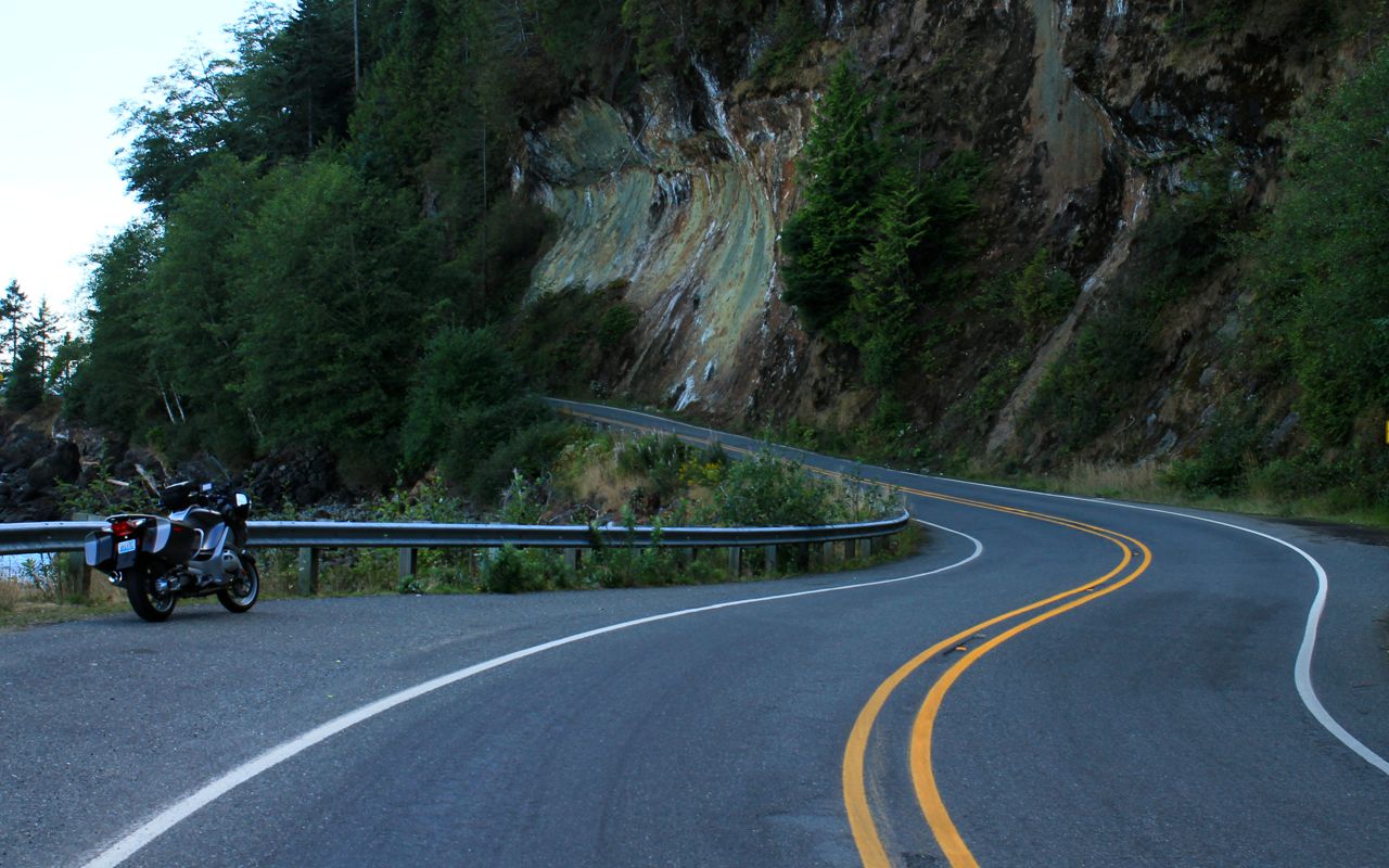 Curve in highway 112