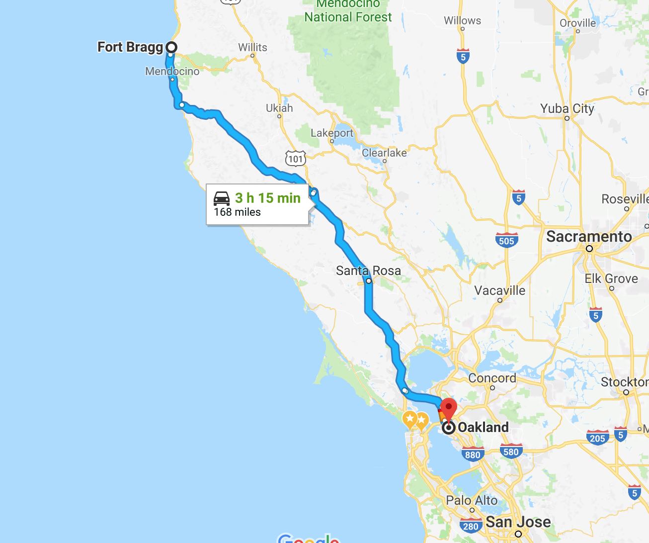 Day 5 route