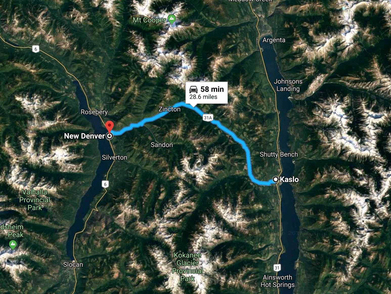 route 31A closeup