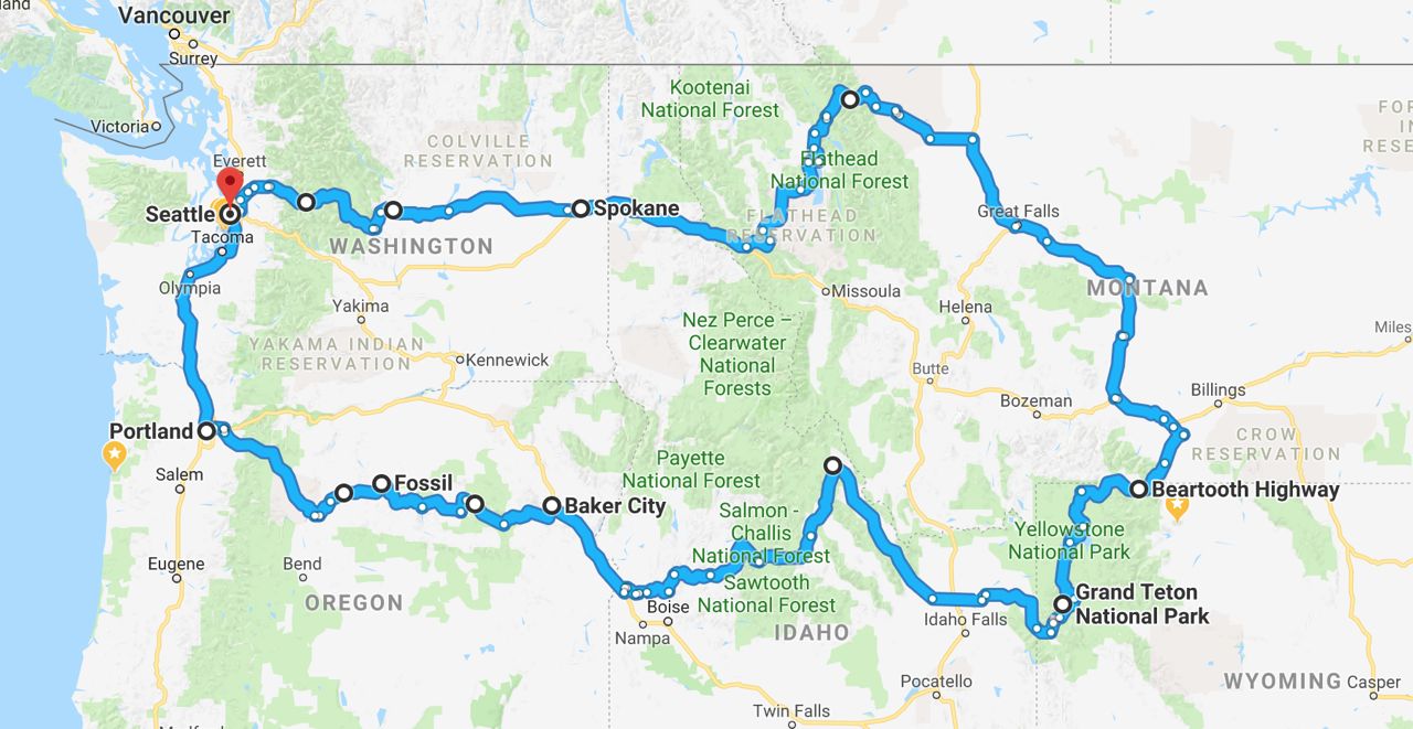 Trip to Beartooth loop