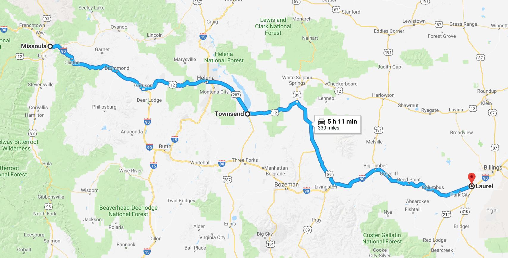 Day 2 route