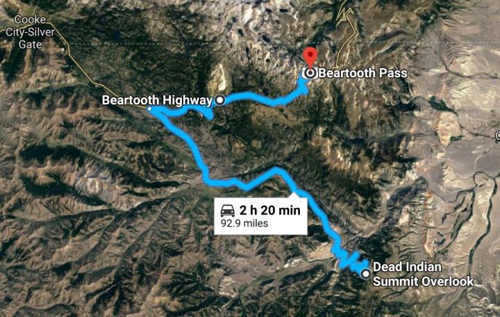 dead indian summit to the pass