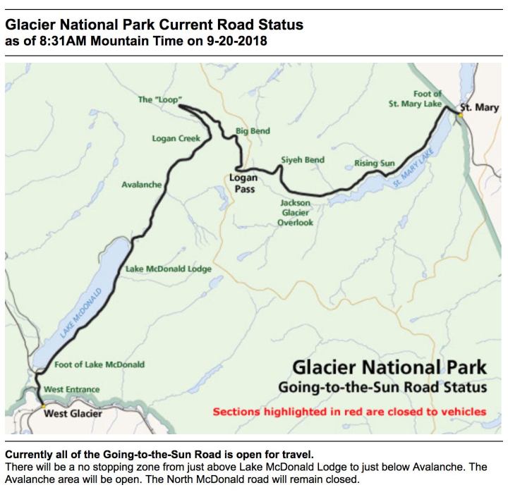 Going-to-the-sun-road-status