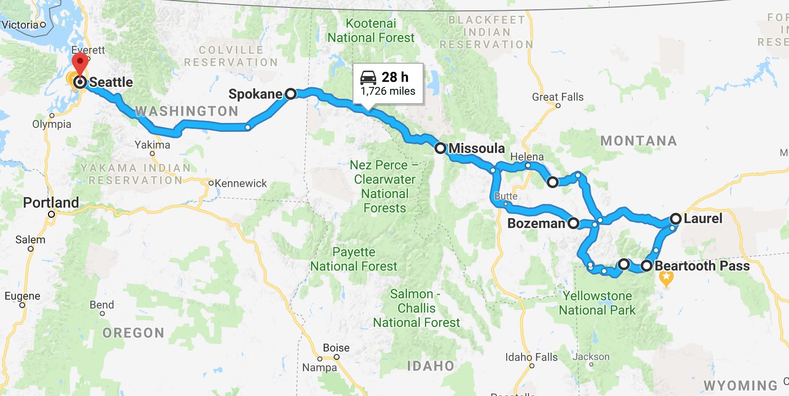 Trip Route